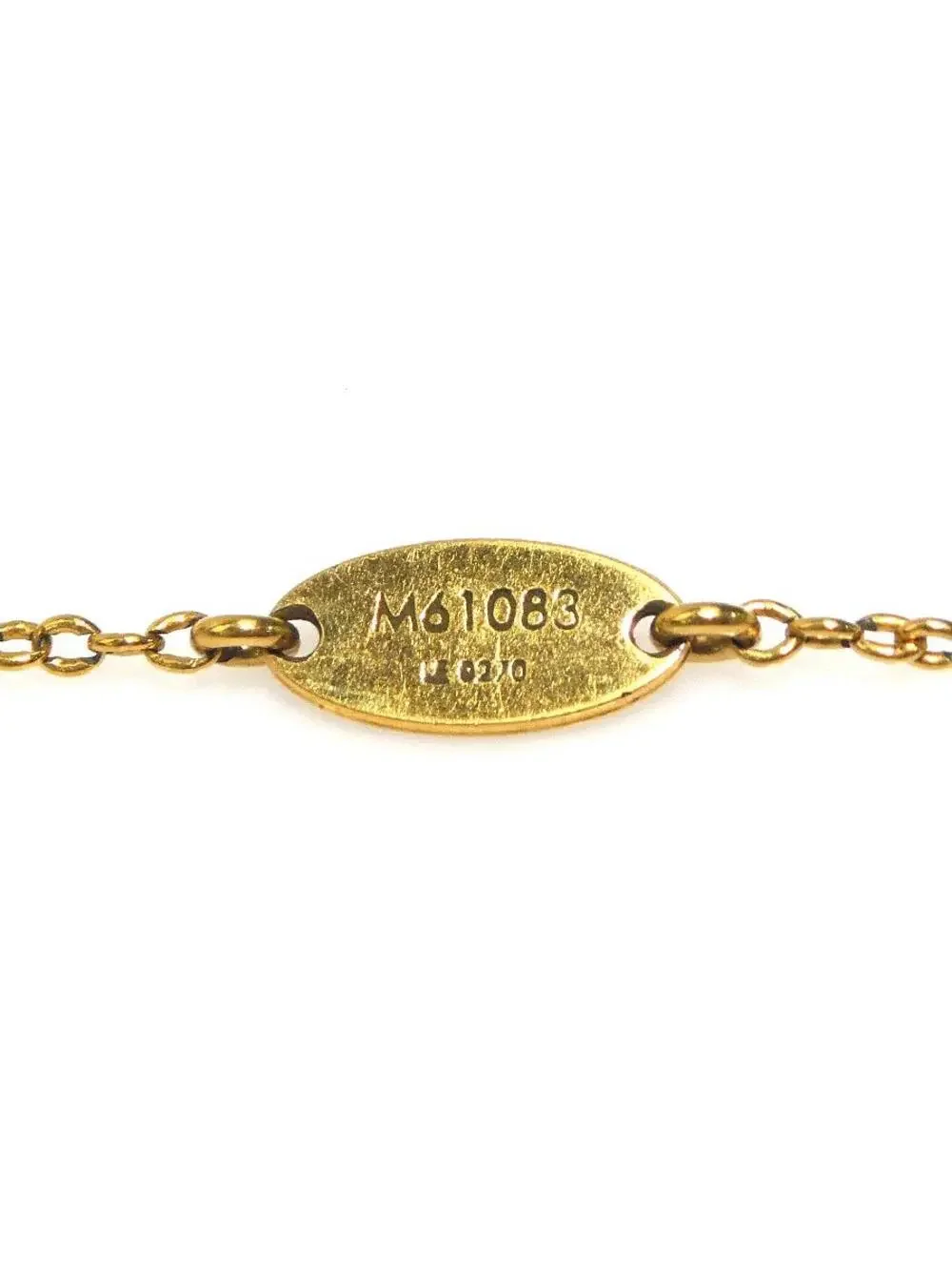 Auth Louis Vuitton Essential V Necklace #303057L23B